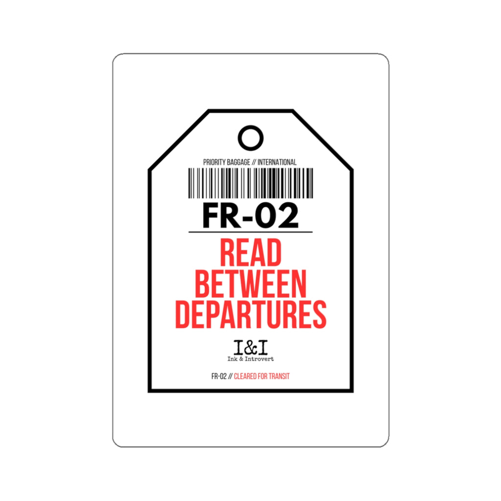 Read Between Departures Sticker