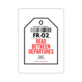 Read Between Departures Sticker