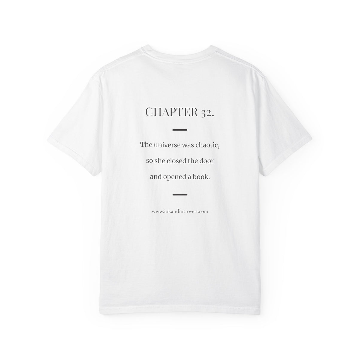 The Chapter 32 Novel Tee (she version)