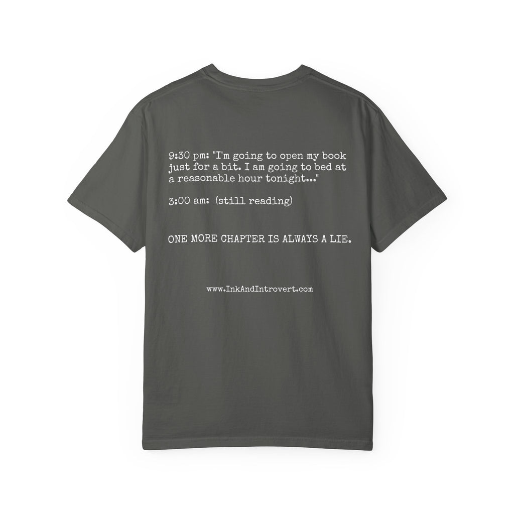 The 'One More Chapter' Timing Tee