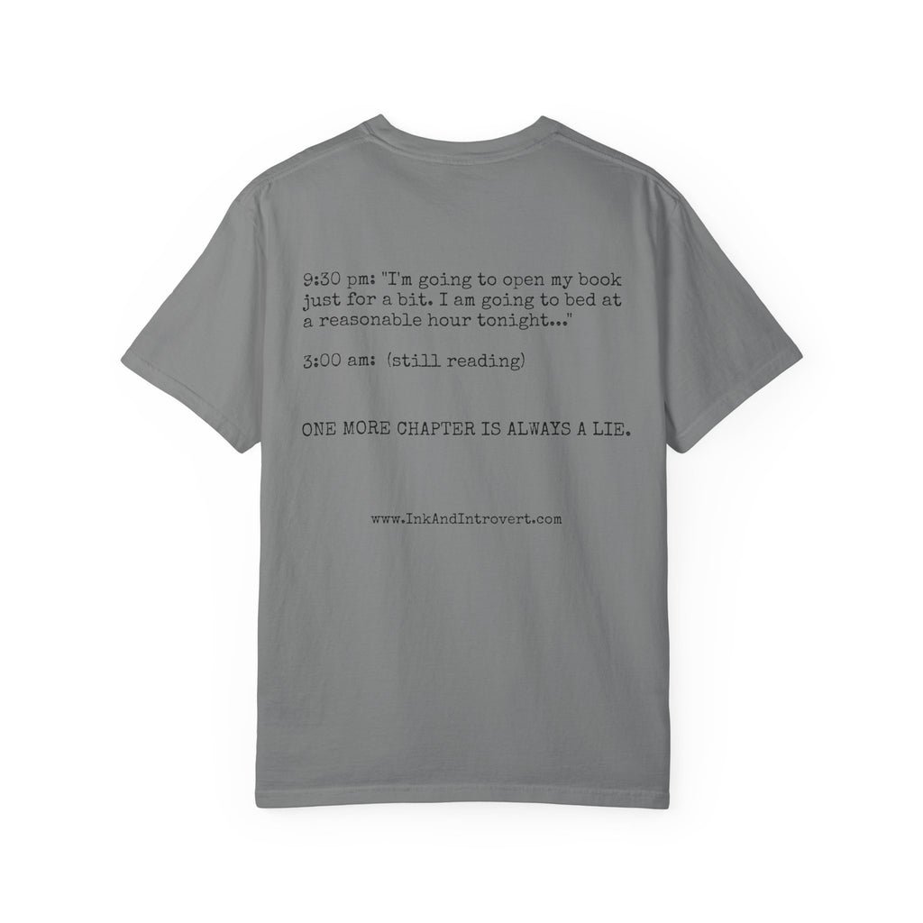 The 'One More Chapter' Timing Tee