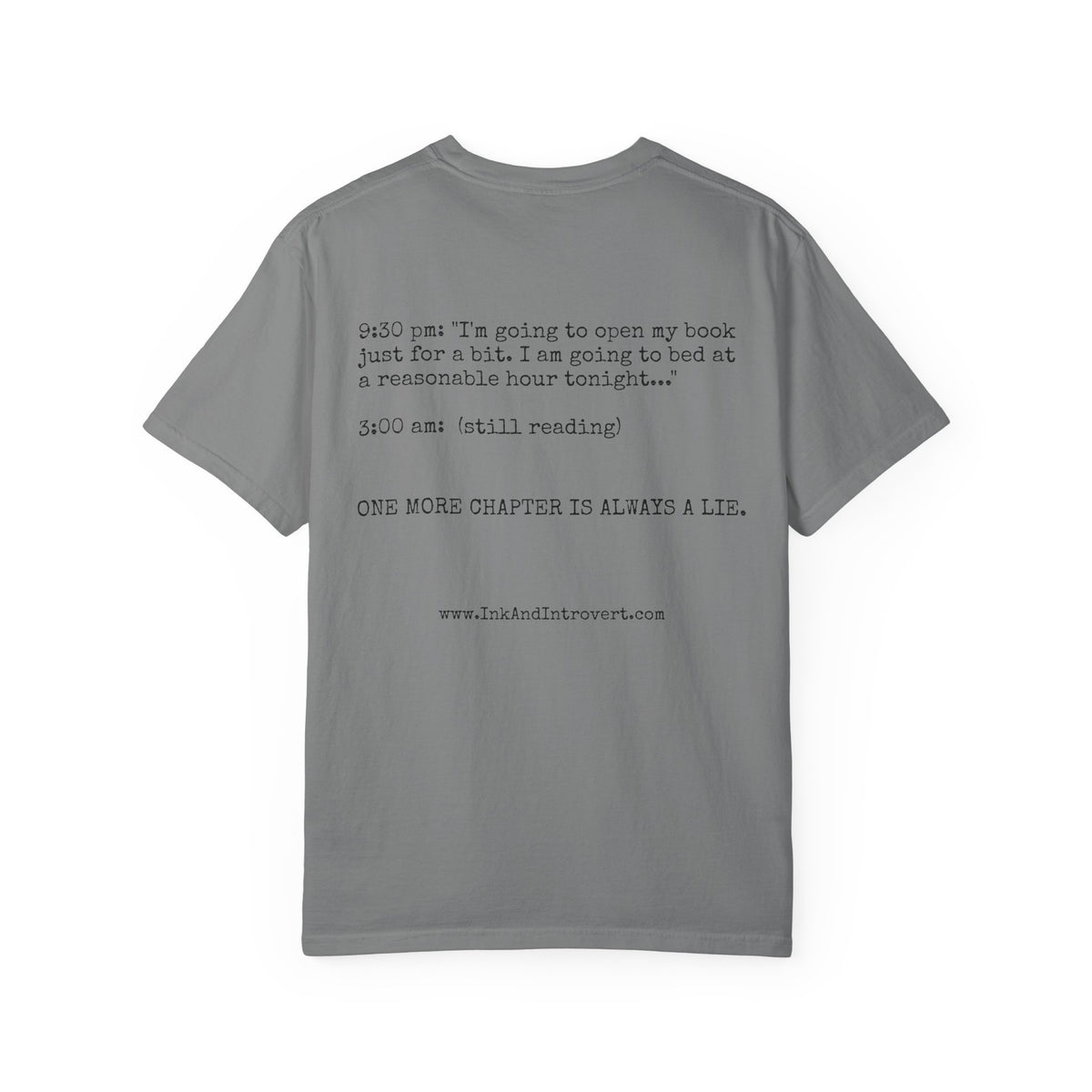 The 'One More Chapter' Timing Tee