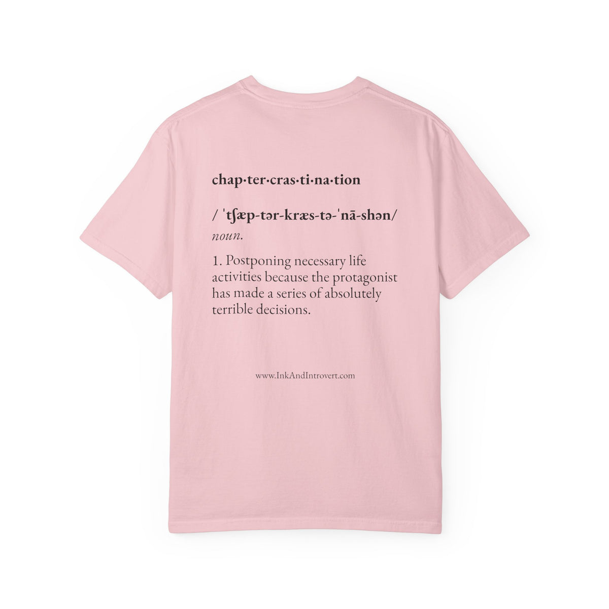 The 'Chaptercrastination' Definition Tee