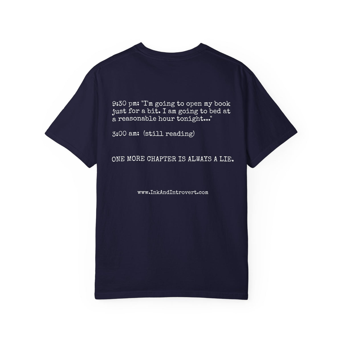 The 'One More Chapter' Timing Tee