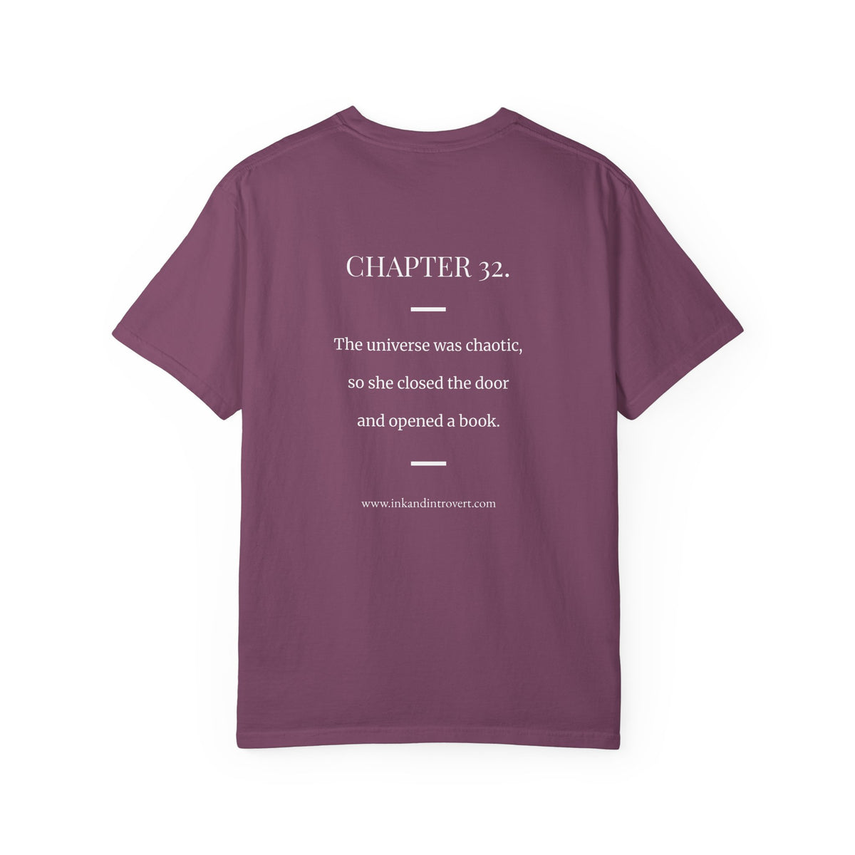 The Chapter 32 Novel Tee (she version)