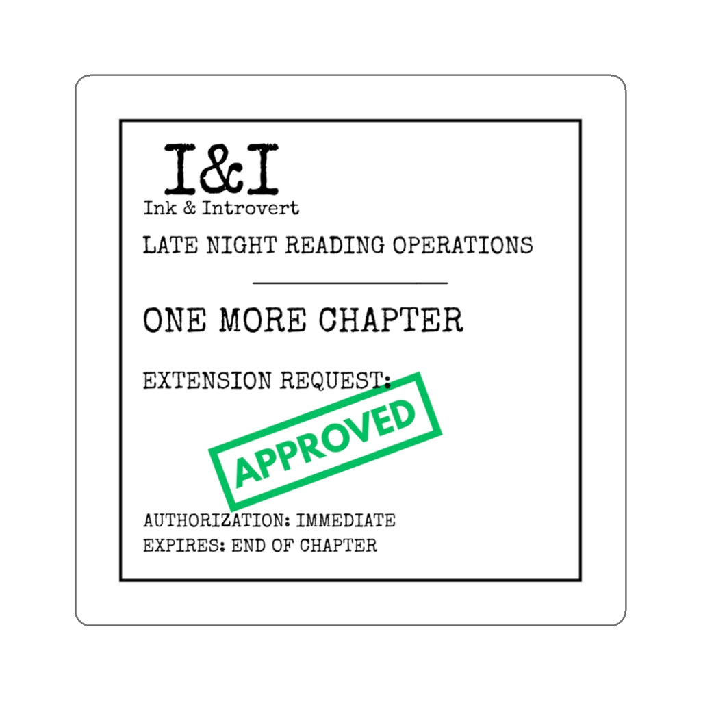 Extension Approved Operational Sticker