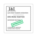 Extension Approved Operational Sticker