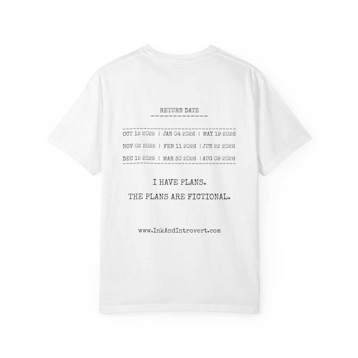 The 'Fictional Plans' Library Tee