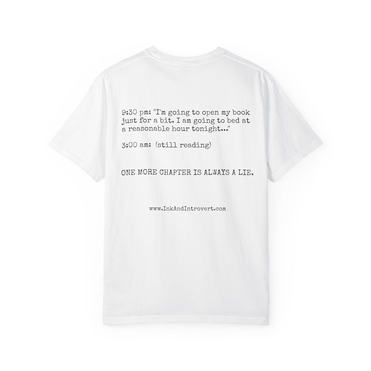 The 'One More Chapter' Timing Tee