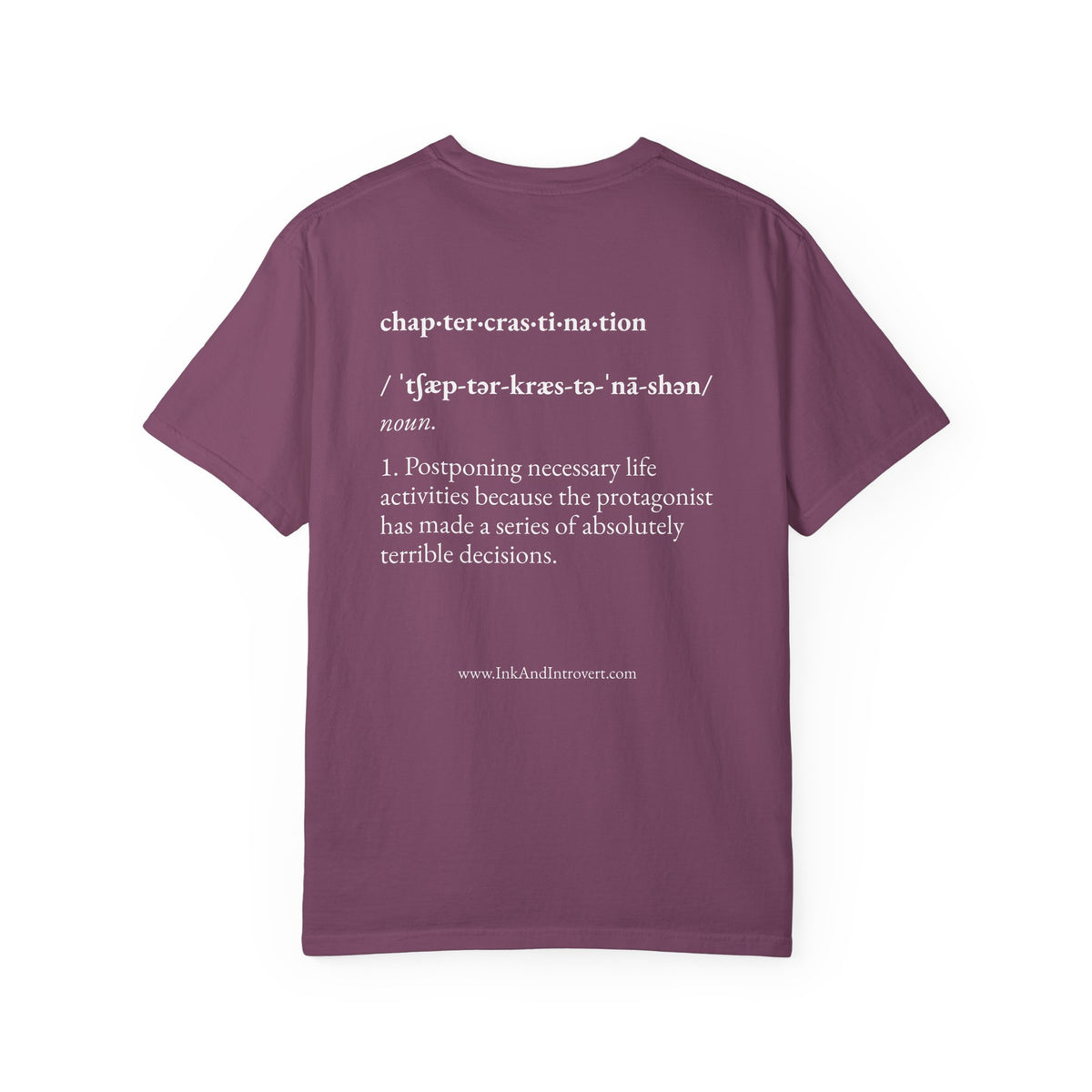 The 'Chaptercrastination' Definition Tee