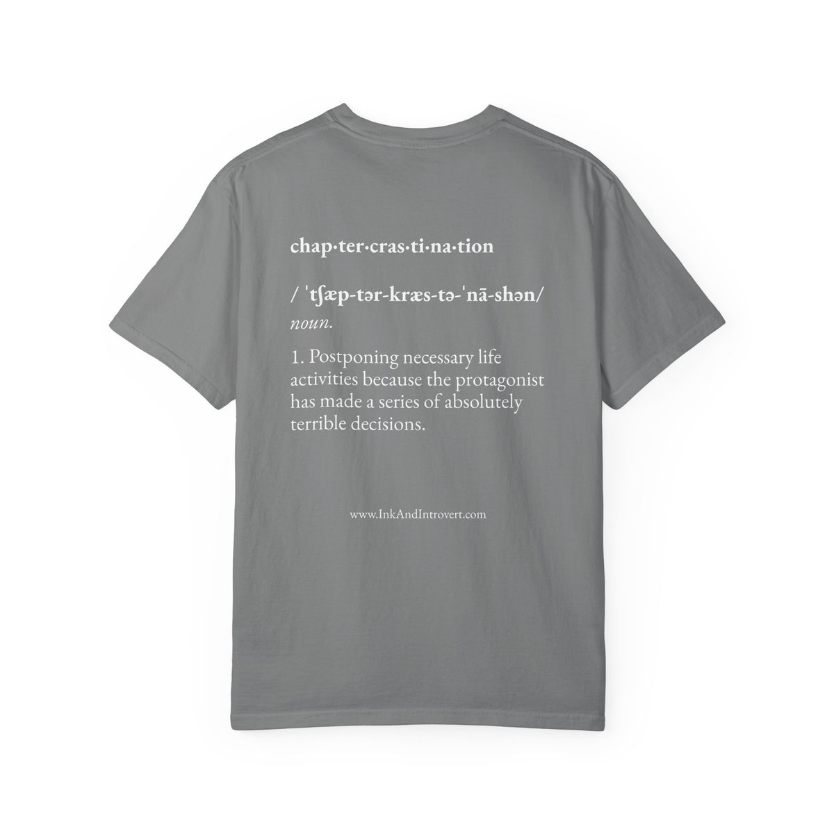 The 'Chaptercrastination' Definition Tee