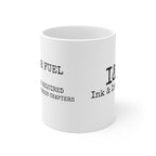 The Reader Fuel Dosage Mug